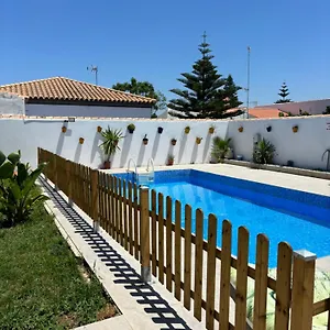  Сasa de vacaciones Fantastico Con Piscina 2 Km De La Barrosa